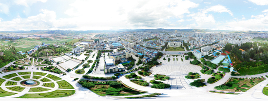 广南铜豉广场全景