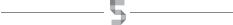 简约数字分割线 5