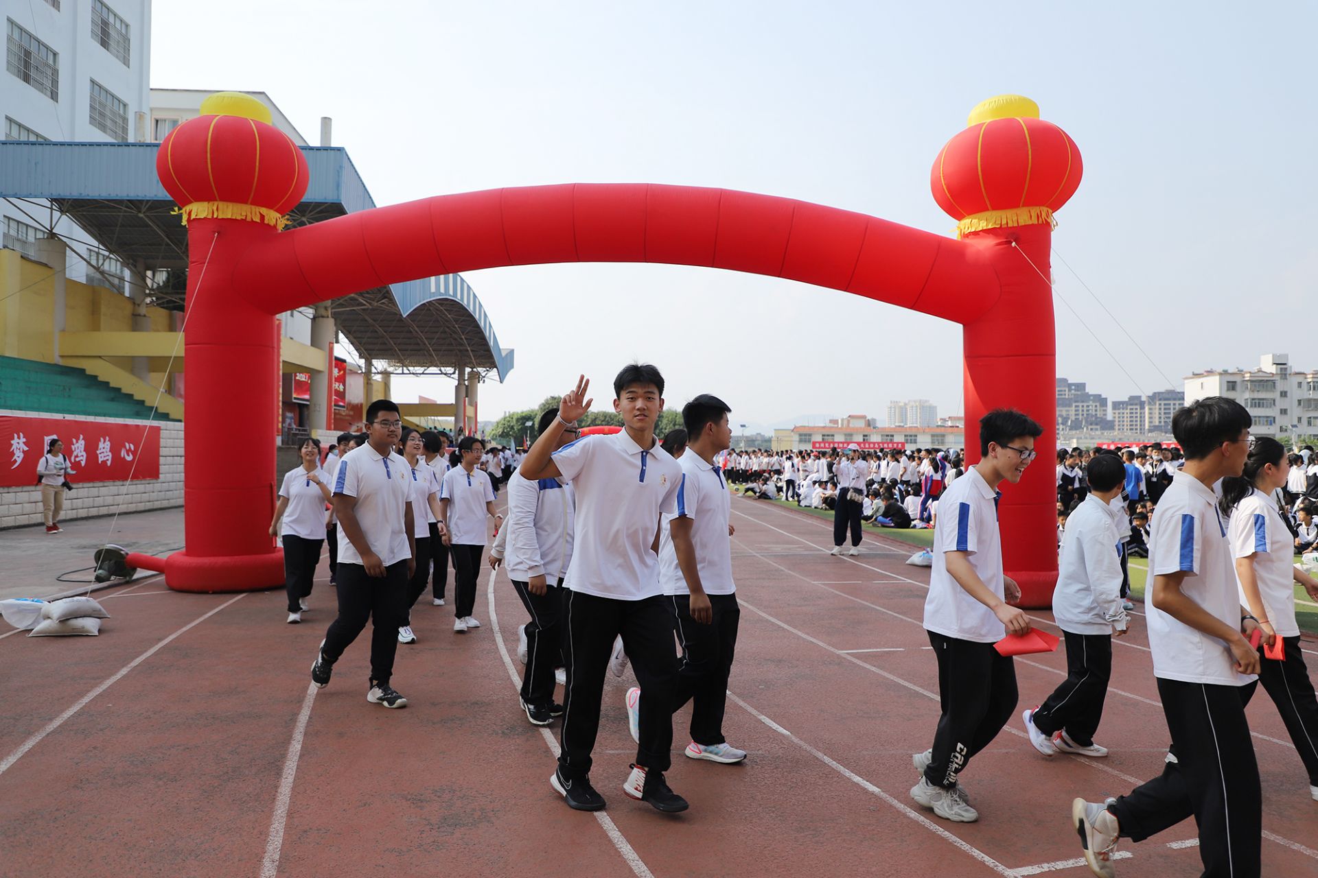 文山大同中学举行中考誓师大会