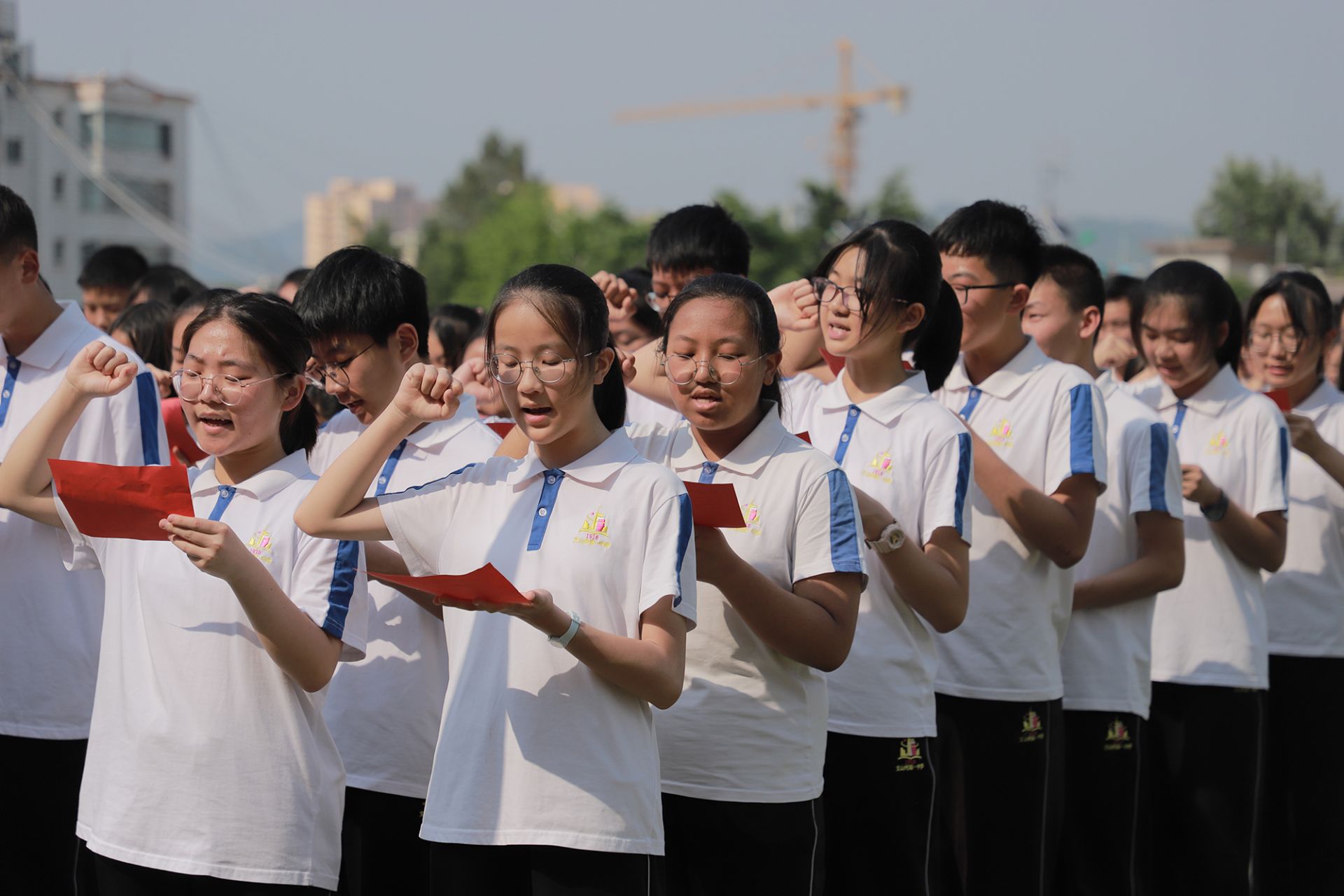 冲刺60天文山大同中学举行中考誓师大会