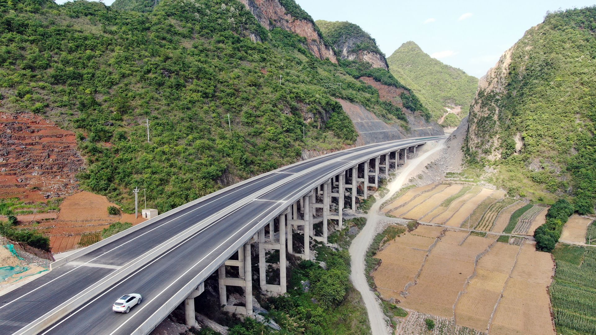 新进展文麻高速公路tj4标主体工程全部完工