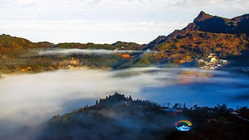 赏茨竹坝大美云海