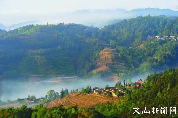 追栗街雾里山乡